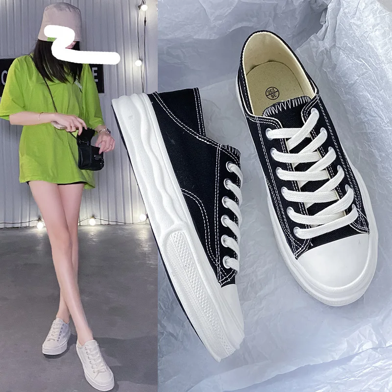 2021 Spring Autumn New Style Women Vulcanized Solid Shoes Sneakers Ladies Lace-up Casual Shoes Breathable Walking Canvas Shoes
2021 Spring Autumn New Style Women Vulcanized Solid Shoes Sneakers Ladies Lace-up Casual Shoes Breathable Walking Canvas Shoes