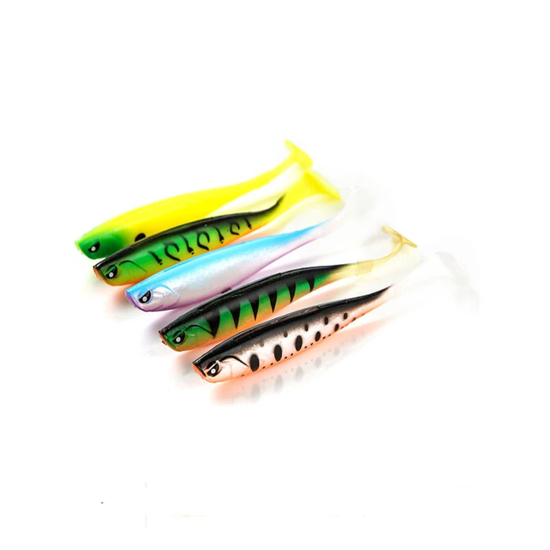 5Pcs Soft Lures Plastic Bait 12.5cm Fishing Lure Fishing Pva Swimbait Jigging Wobblers Artificial Tackle For Bass Carp Tackle
5Pcs Soft Lures Plastic Bait 12.5cm Fishing Lure Fishing Pva Swimbait Jigging Wobblers Artificial Tackle For Bass Carp Tackle