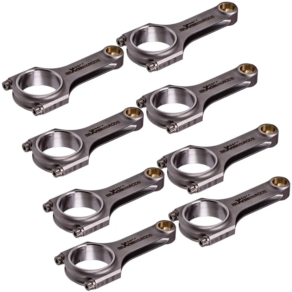 

H Beam Connecting Rods For Lexus IS RS GS LC 5.0 L V8 2UR-GSE 2URGSE Forged 4340 Floating Piston Pin Balanced 144.3mm Rod