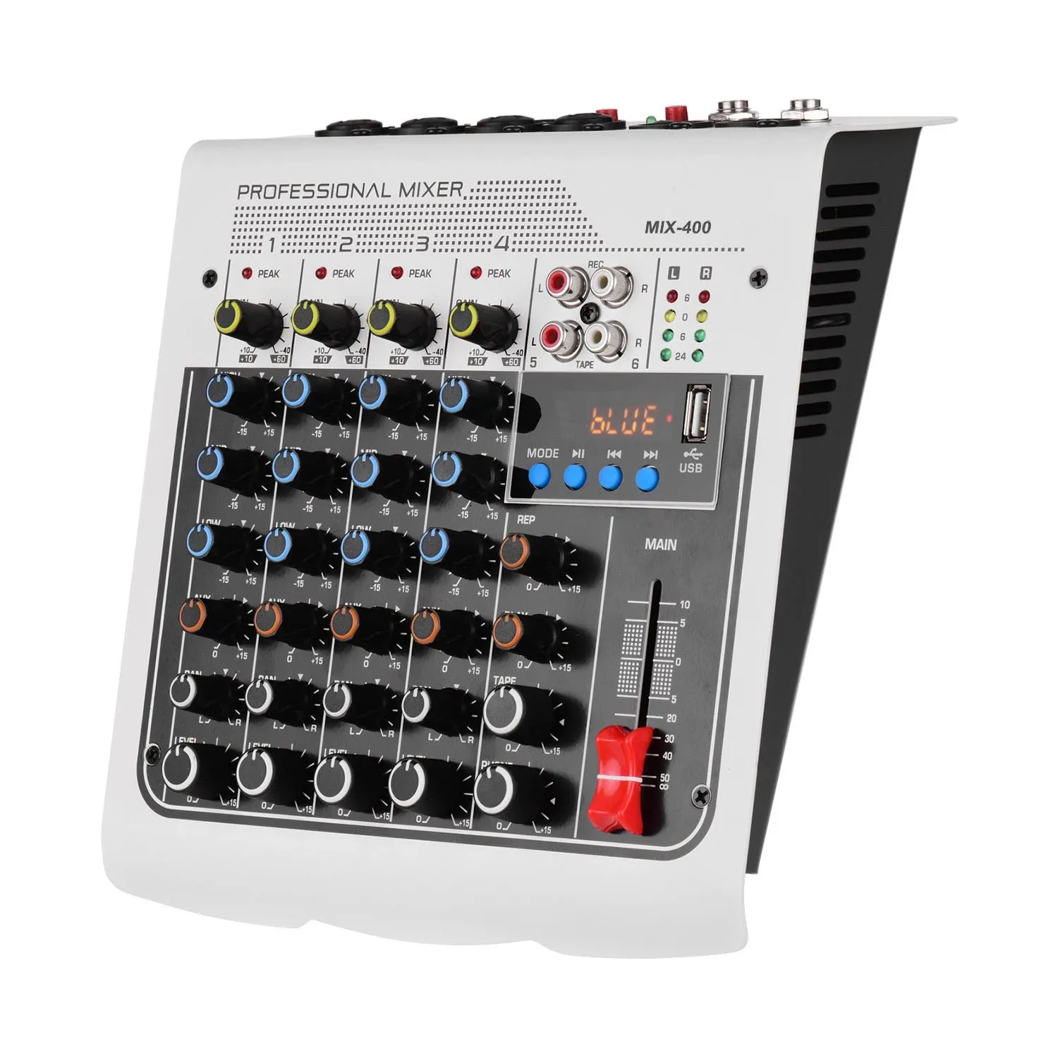 Микс-400 Беспроводная фотовспышка 6 каналов Live Studio мощный микшерный усилитель