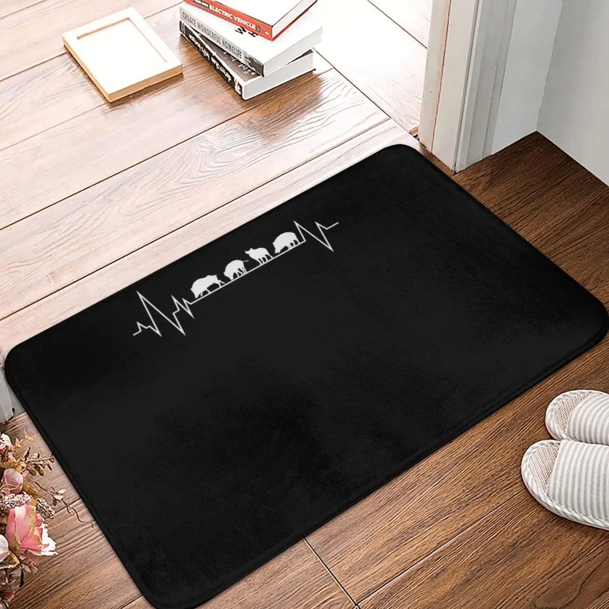 Wild Boar Heartbeat Doormat Carpet Mat Rug Polyester PVC Anti-slip Floor Decor Bath Bathroom Kitchen Bedroom 40x60
Wild Boar Heartbeat Doormat Carpet Mat Rug Polyester PVC Anti-slip Floor Decor Bath Bathroom Kitchen Bedroom 40x60