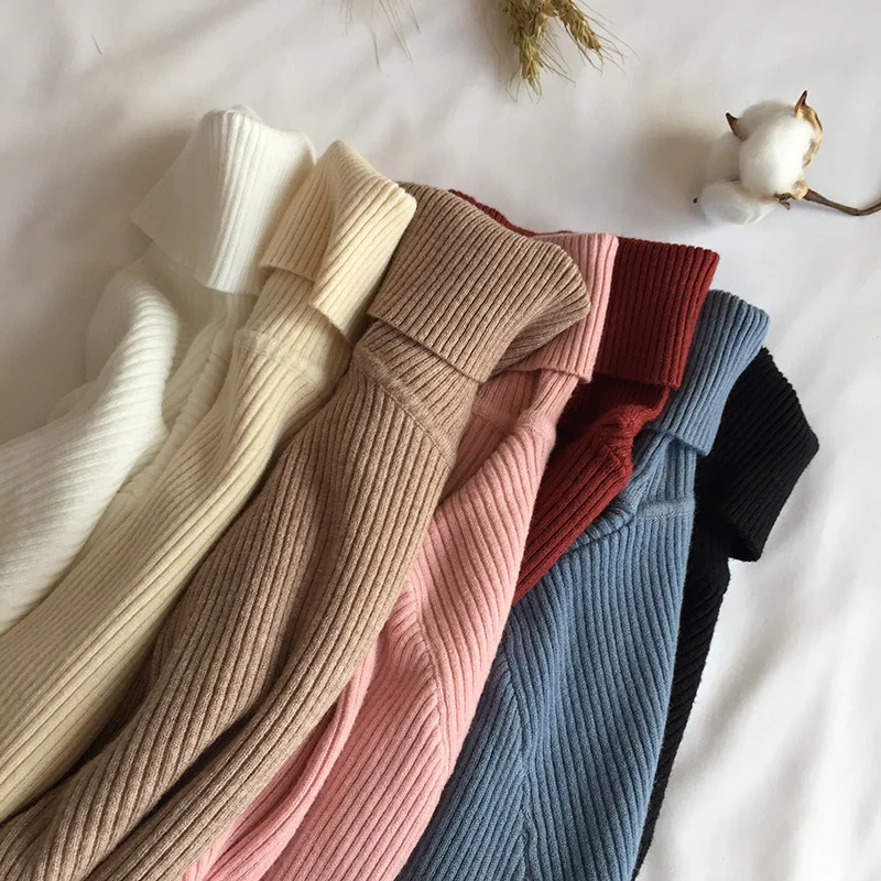 2021 Autumn Winter Thick Sweater Women Knitted Ribbed Pullover Sweater Long Sleeve Turtleneck Slim Jumper Soft Warm Pull Femme
2021 Autumn Winter Thick Sweater Women Knitted Ribbed Pullover Sweater Long Sleeve Turtleneck Slim Jumper Soft Warm Pull Femme