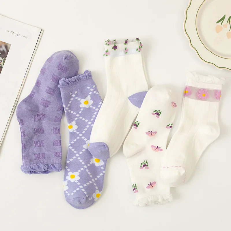 Purple Summer Lovely Japanese Woman Socks Spring and Summer Thin Section Breathable Socks Women Kawaii Harajuku Socks
Purple Summer Lovely Japanese Woman Socks Spring and Summer Thin Section Breathable Socks Women Kawaii Harajuku Socks