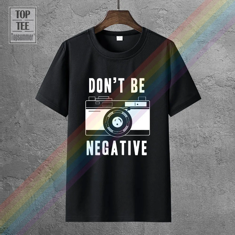 Summer Novelty Cartoon T Shirt Comical Shirt Men'S Camera Don'T Be Negative Photography Joke Mens Cotton T Shirt
Summer Novelty Cartoon T Shirt Comical Shirt Men'S Camera Don'T Be Negative Photography Joke Mens Cotton T Shirt