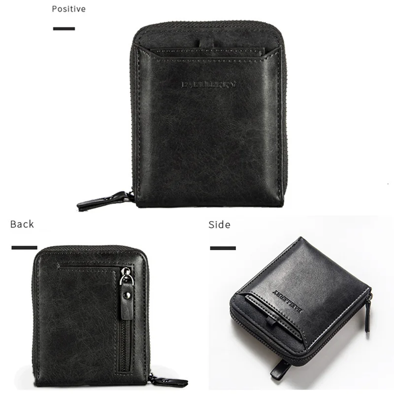 Baellerry Zipper Men Wallets Brown Bifold Wallet Men PU Leather Gray Card Holder Multifunction Short Male Coin Purse 2020 New
Baellerry Zipper Men Wallets Brown Bifold Wallet Men PU Leather Gray Card Holder Multifunction Short Male Coin Purse 2020 New