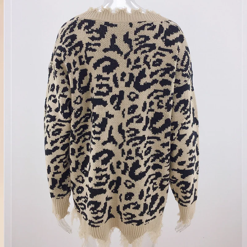 QUEVOON Fashion Knitted Women Pullovers Animal Print V-neck Plus Size Sweaters Long Sleeve 2019 Fall Leopard Jumpers for Female
QUEVOON Fashion Knitted Women Pullovers Animal Print V-neck Plus Size Sweaters Long Sleeve 2019 Fall Leopard Jumpers for Female