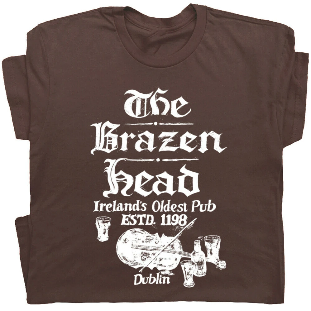 Dublin Irish Pub футболка Ireland Dive Bar винтажная пивная графическая крутая таверна высшего