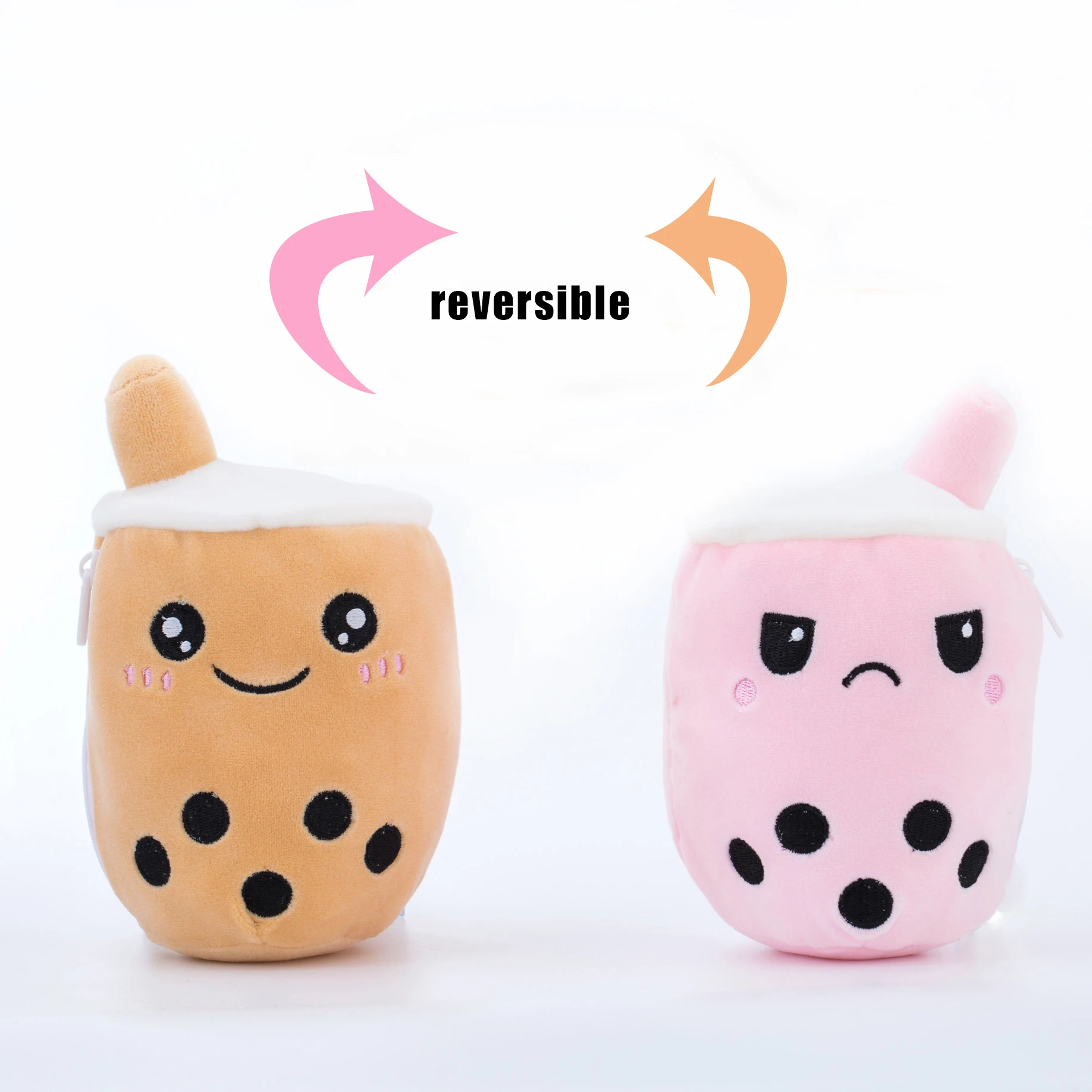 15/25cm Flip Reversible Bubble Tea Juice Cup Plush Toy Stuffed Colorful Emotional Drink Happy Angry Decoration Prop Dropshipping
15/25cm Flip Reversible Bubble Tea Juice Cup Plush Toy Stuffed Colorful Emotional Drink Happy Angry Decoration Prop Dropshipping