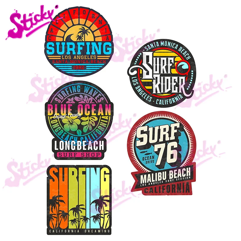 STICKY Surfing Beach Malibu USA LA Surfer Board Badge Brand Car Sticker Decal for Bicycle Motorcycle Accessories Helmet
STICKY Surfing Beach Malibu USA LA Surfer Board Badge Brand Car Sticker Decal for Bicycle Motorcycle Accessories Helmet