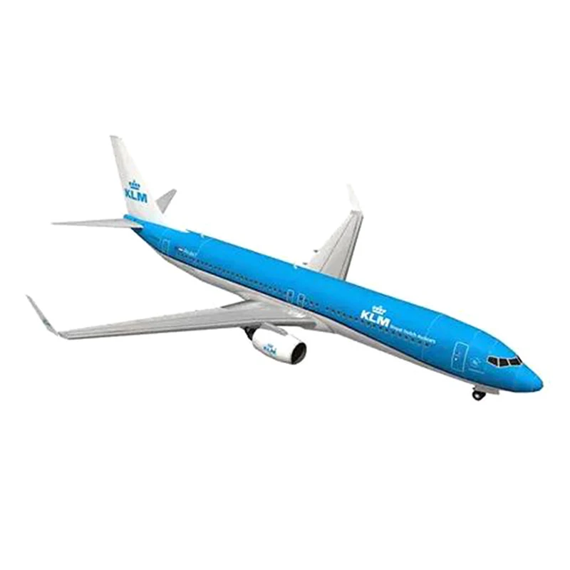 1:100 Boeing 737 летательный аппарат Dutch Airlines 3D бумажная модель DIY игрушки ручной работы