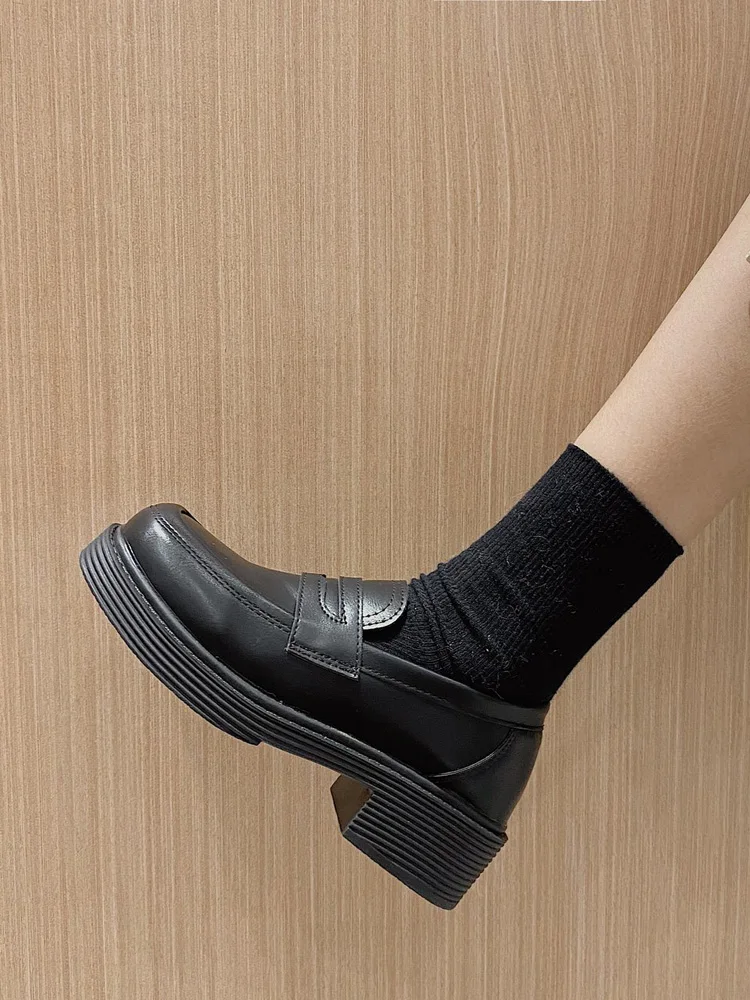 British Style Casual Woman Shoe Female Footwear Oxfords Square Toe All-Match Soft Modis Preppy Dress Leather 2021 Lace-Up Slip-O
British Style Casual Woman Shoe Female Footwear Oxfords Square Toe All-Match Soft Modis Preppy Dress Leather 2021 Lace-Up Slip-O