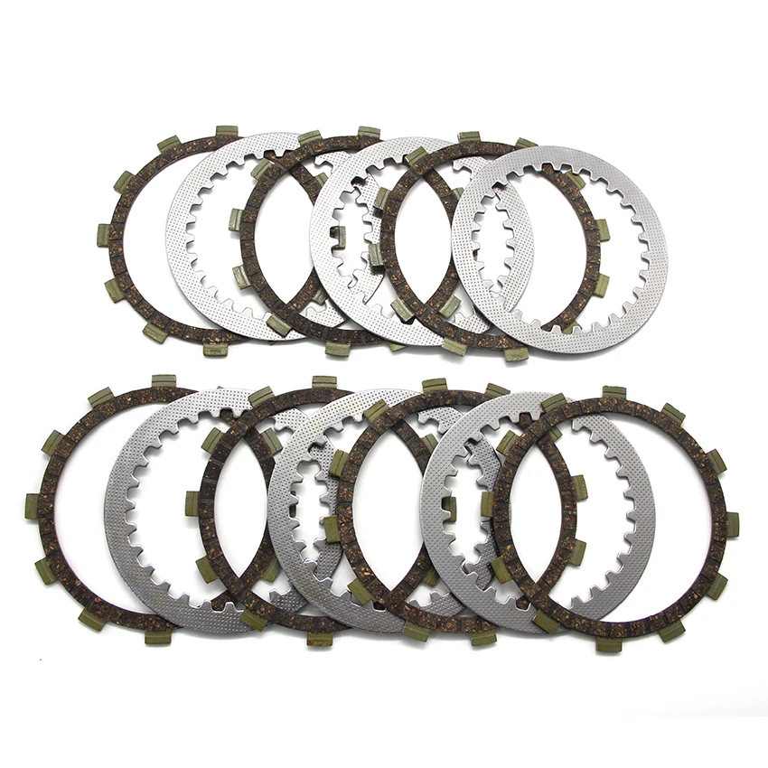 Motorcycle Clutch Friction Disc Plate Kit For Yamaha YFP350U Terra Pro YFM350FX Wolverine YFM400 YFM40S YFM400F YFM400FH YFM40FB
Motorcycle Clutch Friction Disc Plate Kit For Yamaha YFP350U Terra Pro YFM350FX Wolverine YFM400 YFM40S YFM400F YFM400FH YFM40FB