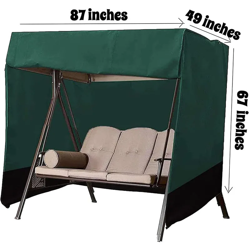 Patio Swing Cover Waterproof 3 Seat Swing Covers Outdoor Porch Swing Cover Hammock Glider Cover Swing Chair Covers UV Block
Patio Swing Cover Waterproof 3 Seat Swing Covers Outdoor Porch Swing Cover Hammock Glider Cover Swing Chair Covers UV Block