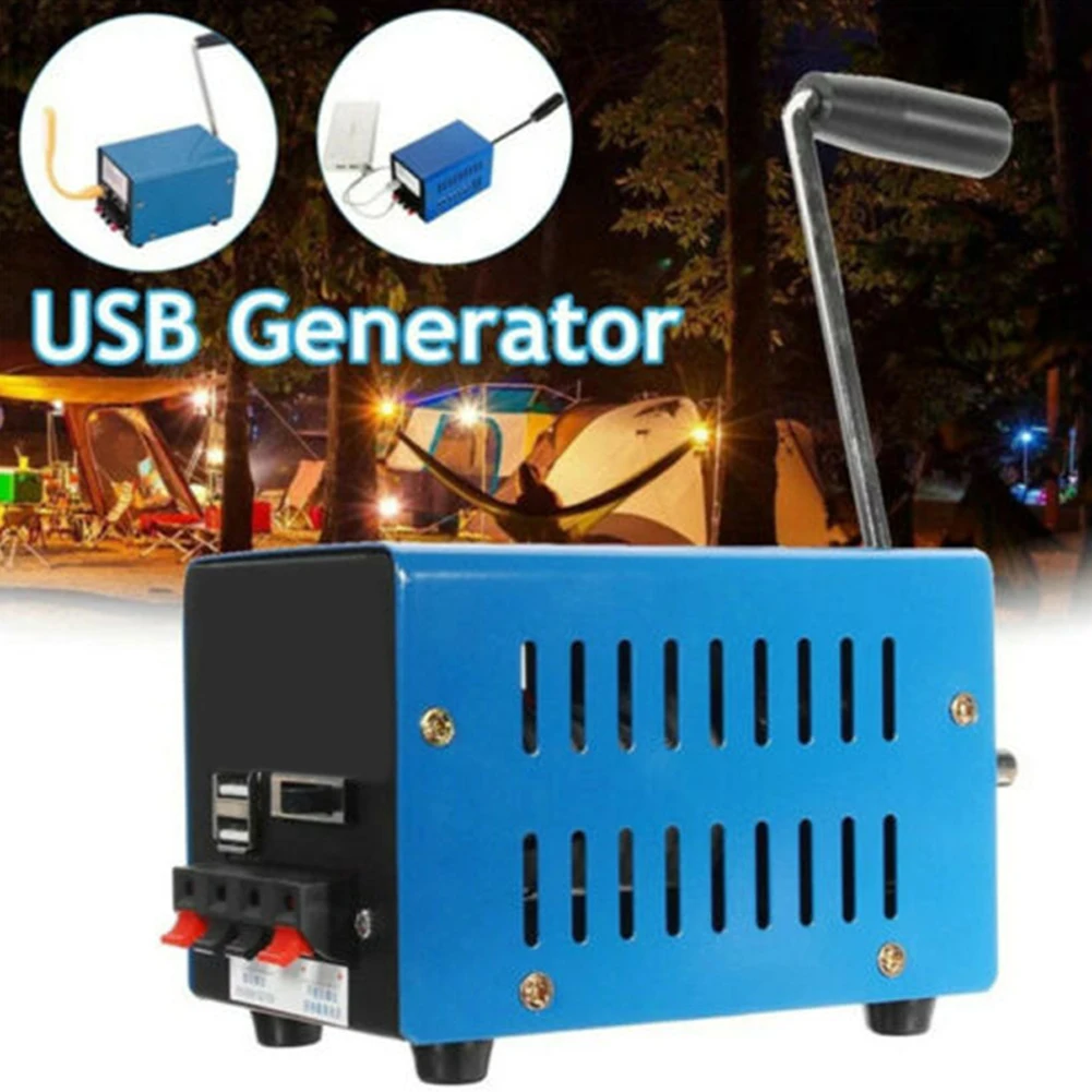 High Power Dynamo Charger Emergency Hand Crank Dynamotor Portable USB Charging Outdoor Camping Survival Generator динамо генерат
High Power Dynamo Charger Emergency Hand Crank Dynamotor Portable USB Charging Outdoor Camping Survival Generator динамо генерат
