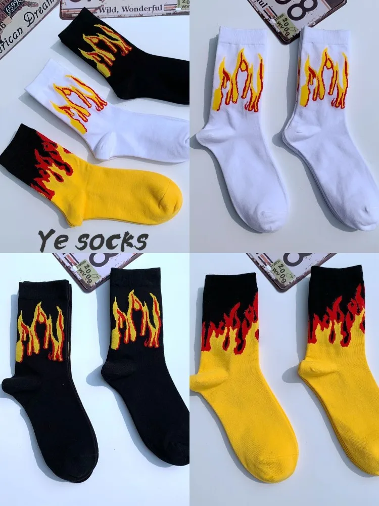 2021 New Men Fashion Hip Hop Hit Color On Fire Crew Socks Red Flame Blaze Power Torch Hot Warmth Street Skateboard Cotton Socks
2021 New Men Fashion Hip Hop Hit Color On Fire Crew Socks Red Flame Blaze Power Torch Hot Warmth Street Skateboard Cotton Socks