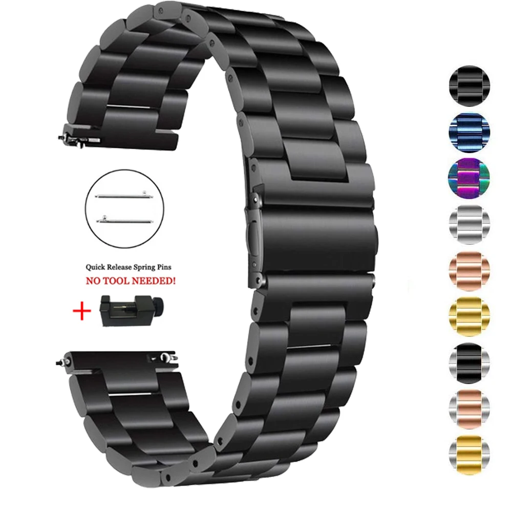 Ремешок для часов Garmin Vivoactive 3/4 Forerunner 245, 645, из нержавеющей стали, 22 мм, 20 мм
Ремешок для часов Garmin Vivoactive 3/4 Forerunner 245, 645, из нержавеющей стали, 22 мм, 20 мм