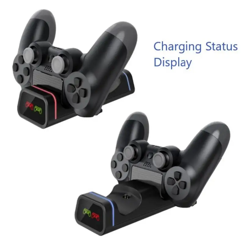 Dual USB Handle Fast Charging Dock Station Charger For PS4/PS4 Slim/PS4 Pro Game Controller Gamepad Joystick For Sony Ps4
Dual USB Handle Fast Charging Dock Station Charger For PS4/PS4 Slim/PS4 Pro Game Controller Gamepad Joystick For Sony Ps4