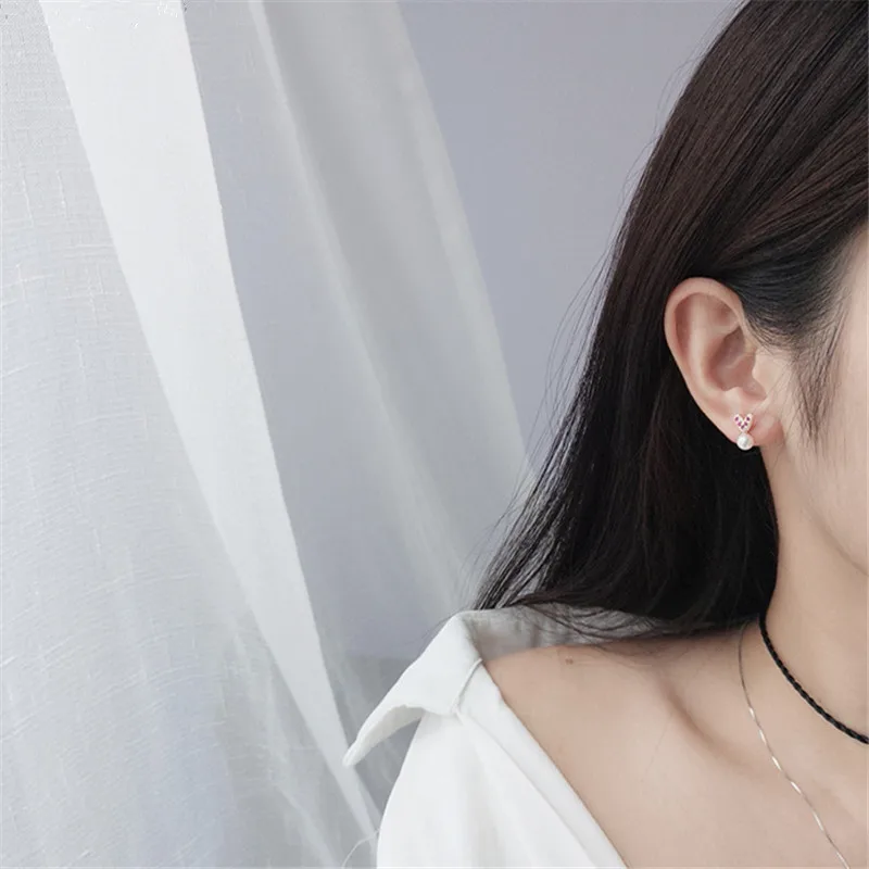 OBEAR 100% 925 Sterling Silver Heart-Shaped Pearl stud Earrings for Women Fashion Sweet Girl Silver Jewelry Gift
OBEAR 100% 925 Sterling Silver Heart-Shaped Pearl stud Earrings for Women Fashion Sweet Girl Silver Jewelry Gift