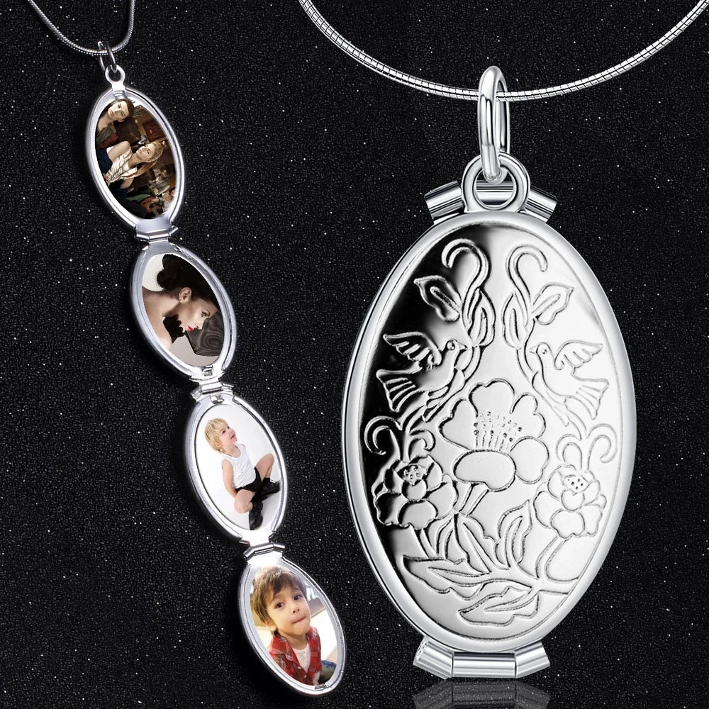 925Fashion Photo Frame Memory Locket Pendant Necklace Plata/Gold Romantic Vintage Rose Flower 925 Silver Jewelry Women Gift
925Fashion Photo Frame Memory Locket Pendant Necklace Plata/Gold Romantic Vintage Rose Flower 925 Silver Jewelry Women Gift