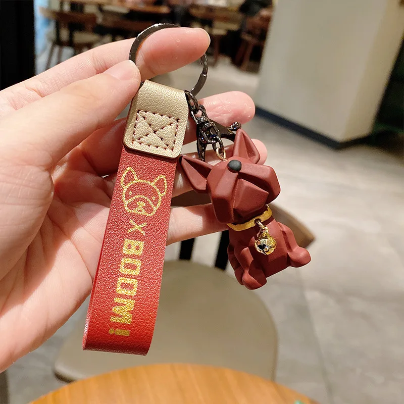 Kawaii Bell French Bulldog Keychain for Women Bag Pendant Dog Keychains Men Car Key Ring Couple Gift
Kawaii Bell French Bulldog Keychain for Women Bag Pendant Dog Keychains Men Car Key Ring Couple Gift
