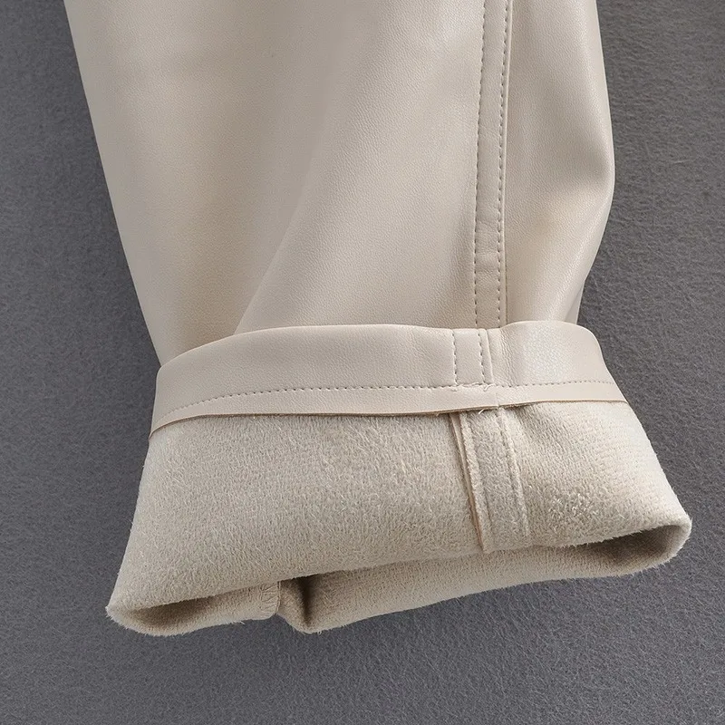 Alldoke Spring Autumn 2021 Vintage Khaki Pu Leather Pants Women Zipper Fly Long Pencil Pants Ladies High Waist Pu Pantalones
Alldoke Spring Autumn 2021 Vintage Khaki Pu Leather Pants Women Zipper Fly Long Pencil Pants Ladies High Waist Pu Pantalones