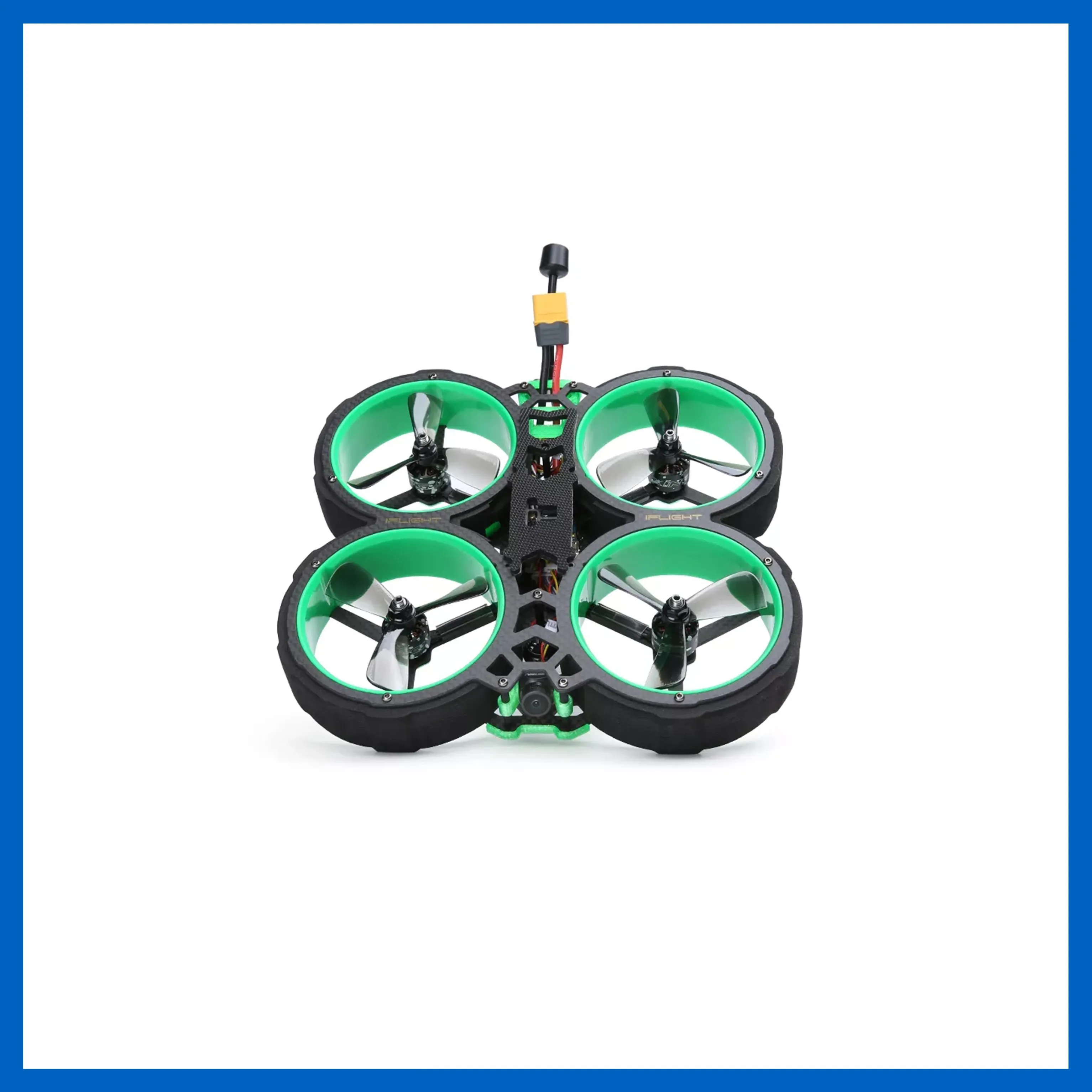 IFlight Green Hornet V3, 145 мм, 3 дюйма, 4S 6S CineWhoop BNF с SucceX-E mini F7 35A 300 МВт, стек/RaceCam R1, микро-камера 1,8 мм для FPV
IFlight Green Hornet V3, 145 мм, 3 дюйма, 4S 6S CineWhoop BNF с SucceX-E mini F7 35A 300 МВт, стек/RaceCam R1, микро-камера 1,8 мм для FPV