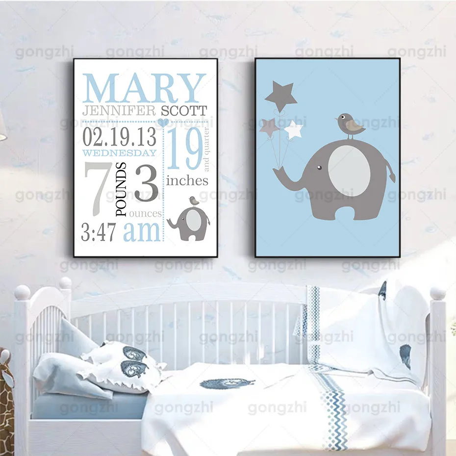 Custom Baby Birth Time Weight Information Wall Painting Celebration of Baby Newborn Nordic Blue Minimalist Printing Decor Poster
Custom Baby Birth Time Weight Information Wall Painting Celebration of Baby Newborn Nordic Blue Minimalist Printing Decor Poster