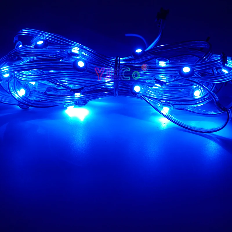 50 шт. предварительно Паяные WS2812B светодиодный теплоотвод набор 5050 RGB 10 см снятие