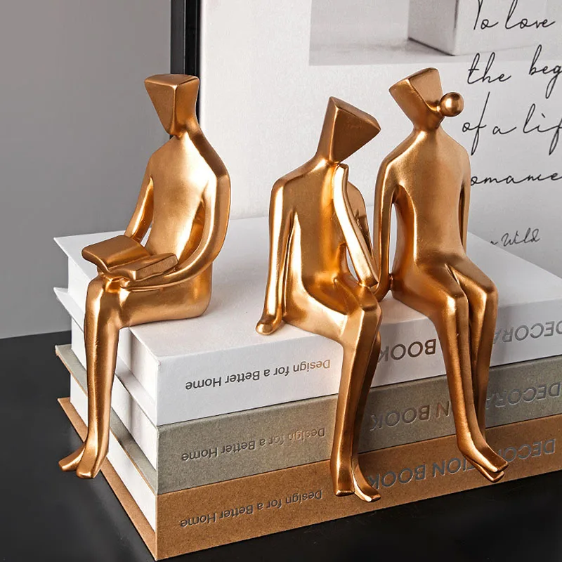 Nordic Golden Family Character Figurine Resin Sculptures Office Home Salon Decoration Desktop Craft Ornament Lovers Wedding Gift
Nordic Golden Family Character Figurine Resin Sculptures Office Home Salon Decoration Desktop Craft Ornament Lovers Wedding Gift