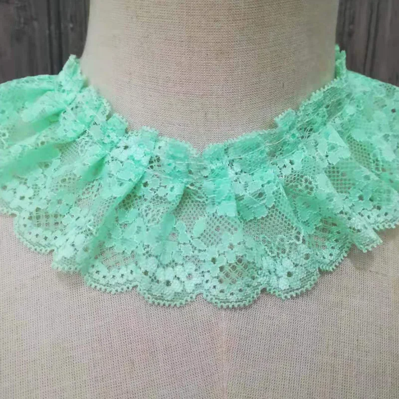 1M Embroidery Patch Flower Lace Applique 5.5cm Guipure Green Lace Ribbons And Trims Sewing Wedding Laces Material Clothes PL16
1M Embroidery Patch Flower Lace Applique 5.5cm Guipure Green Lace Ribbons And Trims Sewing Wedding Laces Material Clothes PL16
