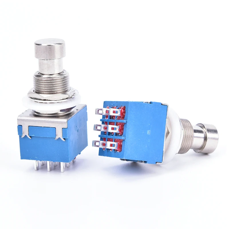 New 10 pcs/Lot 3PDT 9-PIN Guitar Effects Stomp Switch Pedal Box Foot Metal True Bypass Blue Free Shipping
New 10 pcs/Lot 3PDT 9-PIN Guitar Effects Stomp Switch Pedal Box Foot Metal True Bypass Blue Free Shipping