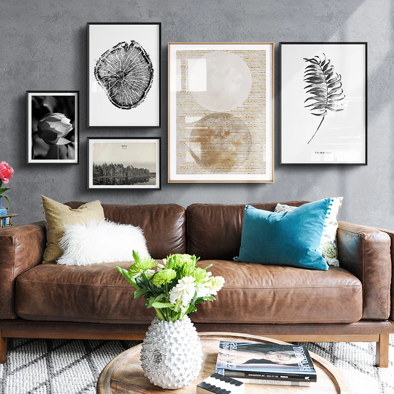 Black And White Landscape Plant Leaves Tree Ring Lotus Photography Canvas Painting Wall Picture Poster Living Room Decoration
Black And White Landscape Plant Leaves Tree Ring Lotus Photography Canvas Painting Wall Picture Poster Living Room Decoration