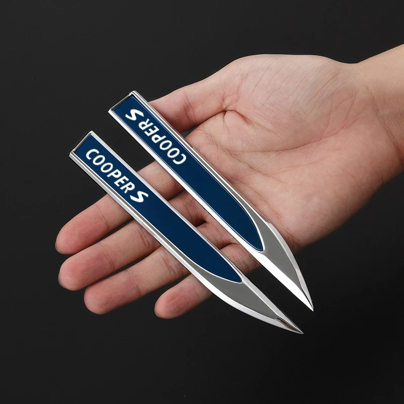 2pcs Car Decoration Metal Body Blade Side Label Custom Laser Logo Car Modification Accessories For Mini Cooper S R50 R56 F54 F56
2pcs Car Decoration Metal Body Blade Side Label Custom Laser Logo Car Modification Accessories For Mini Cooper S R50 R56 F54 F56