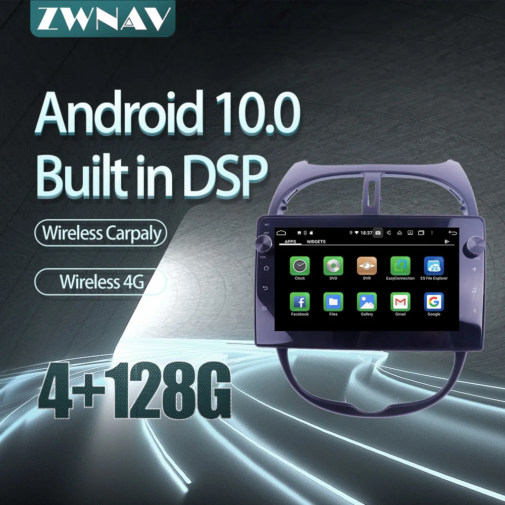 For Peugeot 206 2000-2016 Car radio player Android 10 PX6 64GB GPS Navigation Multimedia Player Radio
For Peugeot 206 2000-2016 Car radio player Android 10 PX6 64GB GPS Navigation Multimedia Player Radio