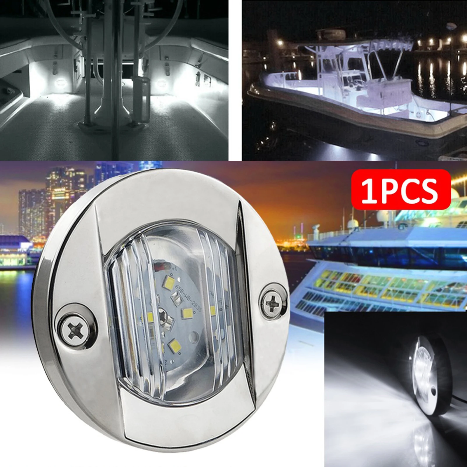 3inch Round Navigation Light Chrome Boat Marine LED Transom Mount Stern Lights Flush Mount, 8000K Color temperature
3inch Round Navigation Light Chrome Boat Marine LED Transom Mount Stern Lights Flush Mount, 8000K Color temperature