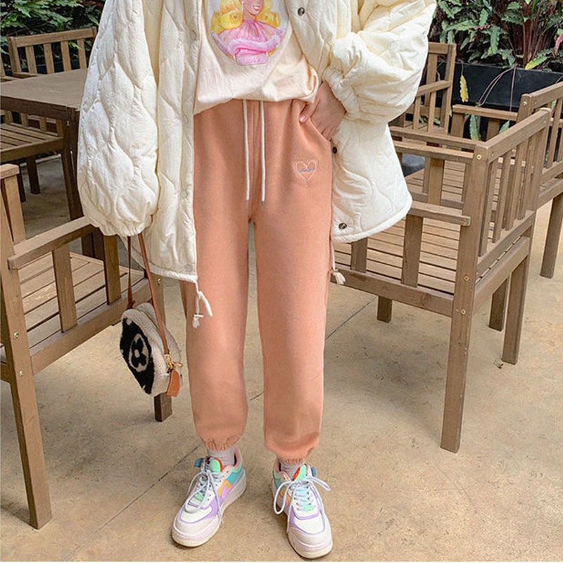 Spring Autumn Sweatpants Women Korean Loose Joggers Pants 2021 New Summer Harajuku High Waist Baggy Trousers Woman
Spring Autumn Sweatpants Women Korean Loose Joggers Pants 2021 New Summer Harajuku High Waist Baggy Trousers Woman