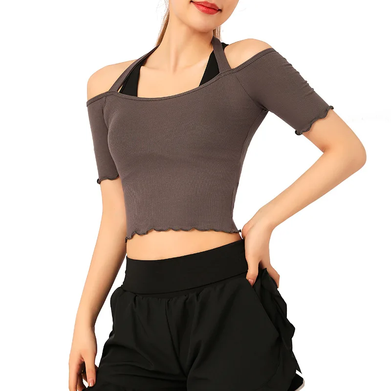 2021 new summer breathable short sleeve T-shirt loose blouse running sports fitness suit Yoga suit fashion versatile outerwear
2021 new summer breathable short sleeve T-shirt loose blouse running sports fitness suit Yoga suit fashion versatile outerwear