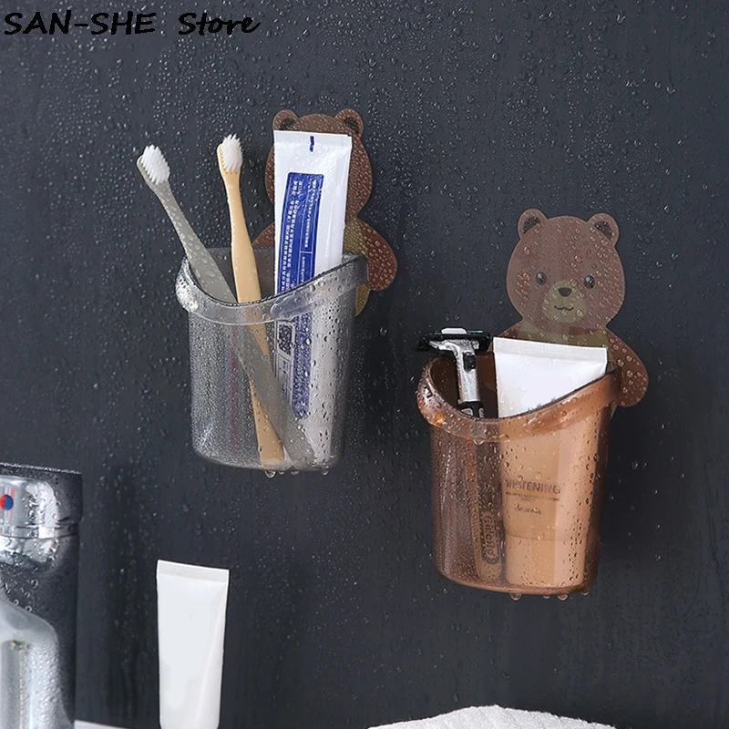 Bathroom Accessories Set Toothbrush Holder Toothpaste Storage Rack Wall Mount Toothbrush Cup Rack Toothbrush Stand For Child
Bathroom Accessories Set Toothbrush Holder Toothpaste Storage Rack Wall Mount Toothbrush Cup Rack Toothbrush Stand For Child