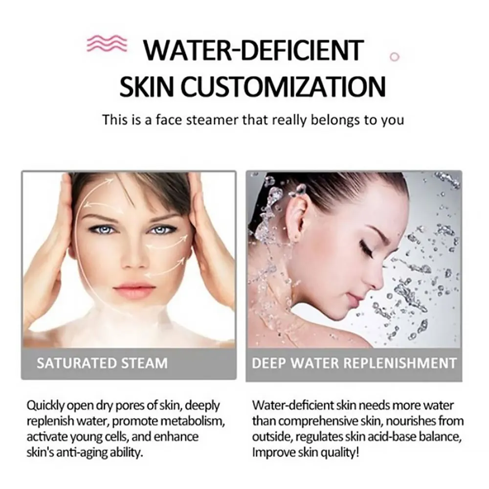 Face Steamer Machine SPA Sprayer Sauna Facial Humidifier Skin Care Facial Vaporizer Vapeur Visage Nebulizador Limpiador Digester
Face Steamer Machine SPA Sprayer Sauna Facial Humidifier Skin Care Facial Vaporizer Vapeur Visage Nebulizador Limpiador Digester