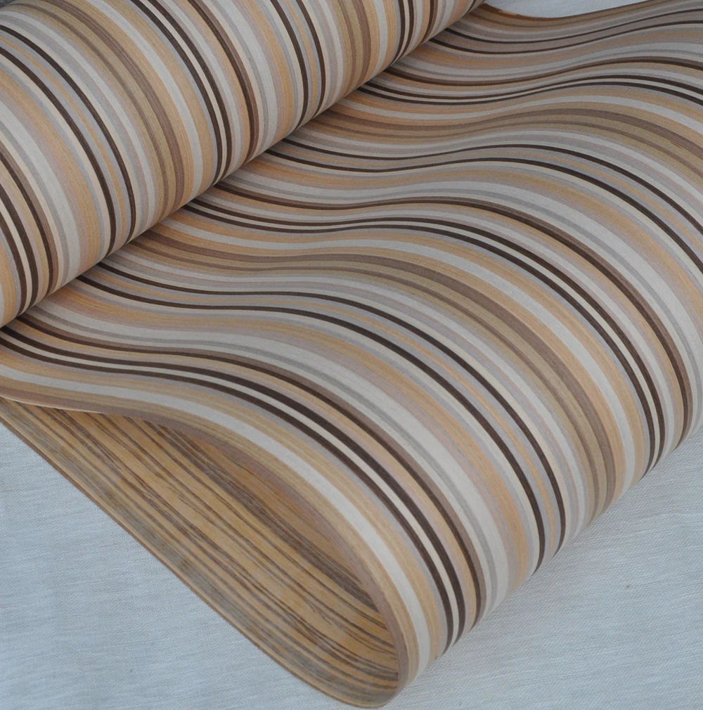 Новый дизайн специальные полосы проектированные деревянные виниры Размер 250x58 см