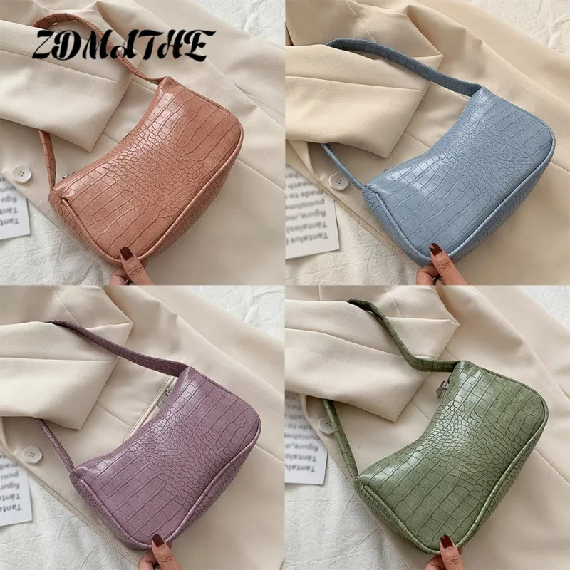 ZDMATHE New Small Underarm Bag Women Business Fashion Simple One-shoulder Handbags Ladies Baguette Bags 7 Colors
ZDMATHE New Small Underarm Bag Women Business Fashion Simple One-shoulder Handbags Ladies Baguette Bags 7 Colors