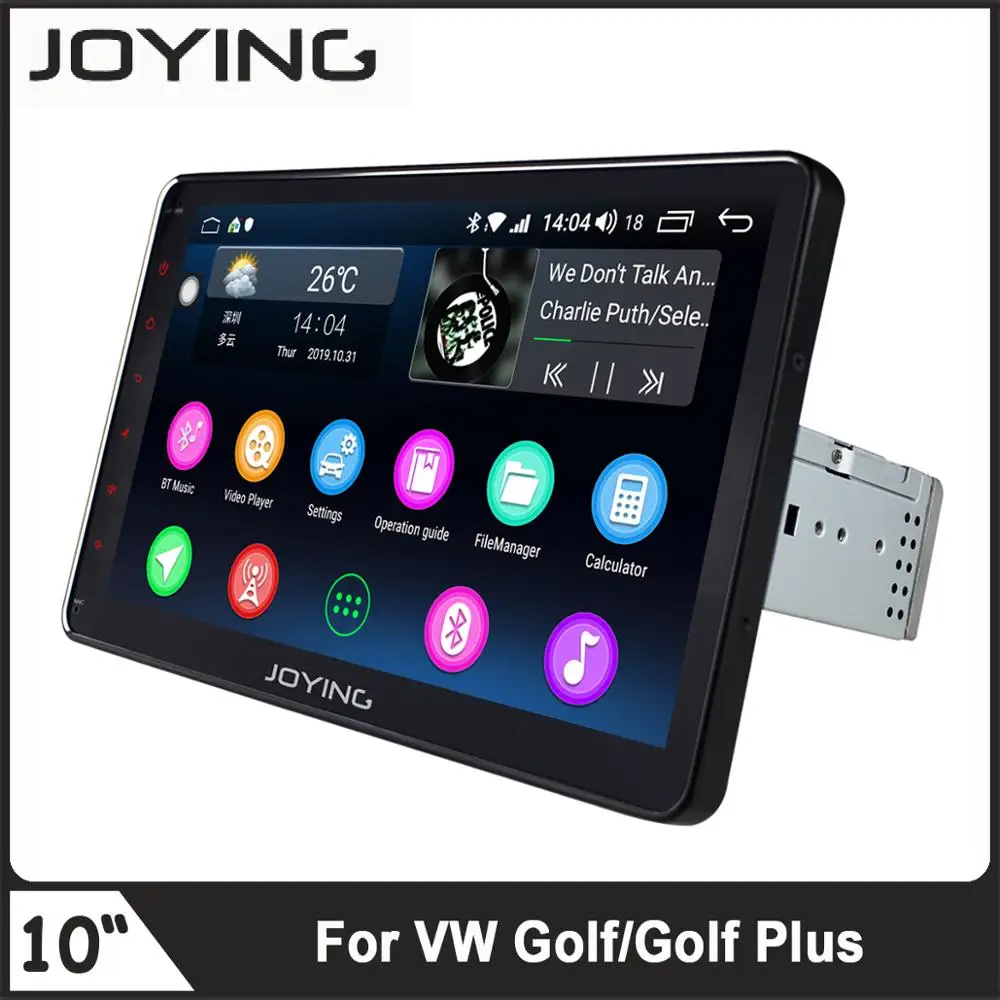 Автомобильный стерео радиоприемник на Android 10 дюймов для Volkswagen VW GOLF PLUS GPS Navi Carplay DSP