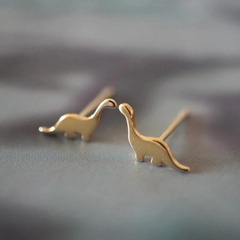 New Fashion Cute Dinosaur Stud Earrings Women Golden Color Punk Cartoon Earring Set For Girls Jewelry Gifts
New Fashion Cute Dinosaur Stud Earrings Women Golden Color Punk Cartoon Earring Set For Girls Jewelry Gifts