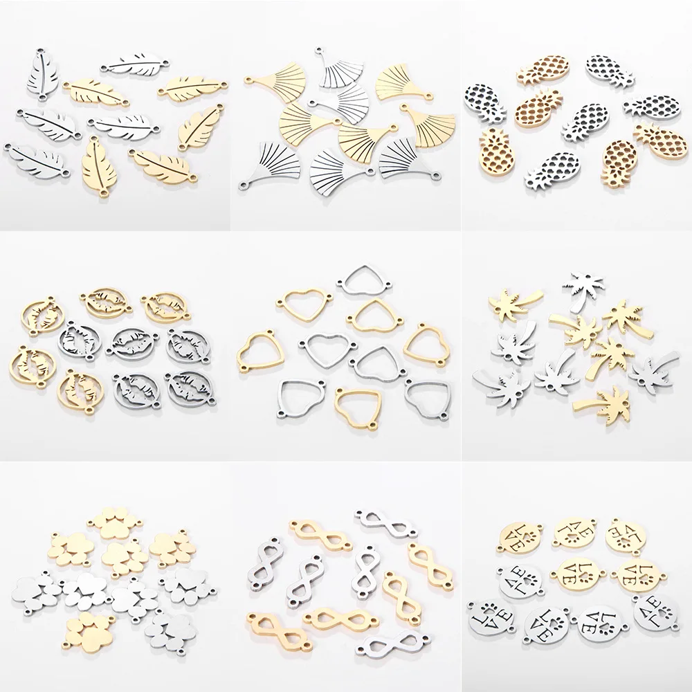 10pcs Love Heart Stainless Steel Pendant Charms Left Dog Paw Pendants for Bracelet Necklace Earrings DIY Jewelry Making Findings
10pcs Love Heart Stainless Steel Pendant Charms Left Dog Paw Pendants for Bracelet Necklace Earrings DIY Jewelry Making Findings