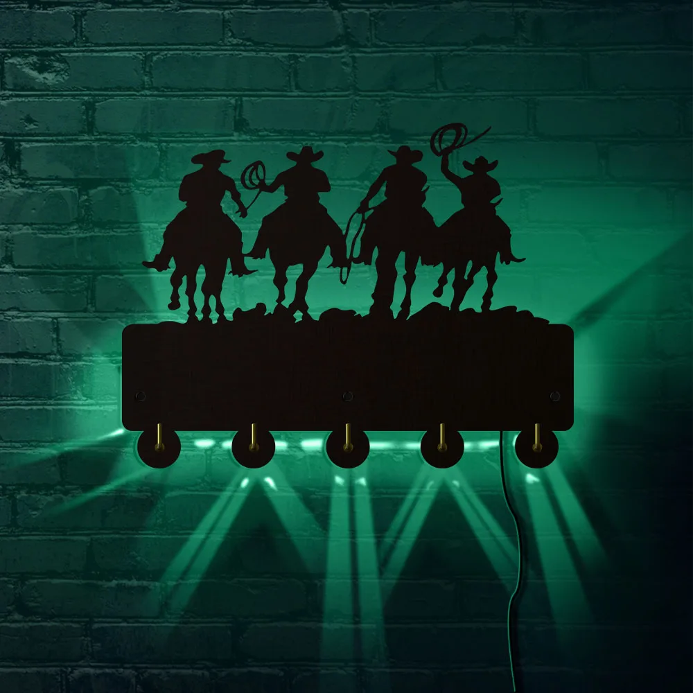 Универсальный настенный держатель для пальто и ключей Sunset Riders крючок одежды в