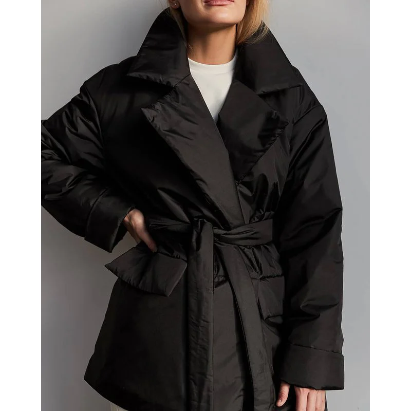 Malina Casual Pockets Parkas Women Fashion Simple Loose Coats Women Elegant Solid Turn Down Collar Cotton Jackets Female Ladies
Malina Casual Pockets Parkas Women Fashion Simple Loose Coats Women Elegant Solid Turn Down Collar Cotton Jackets Female Ladies