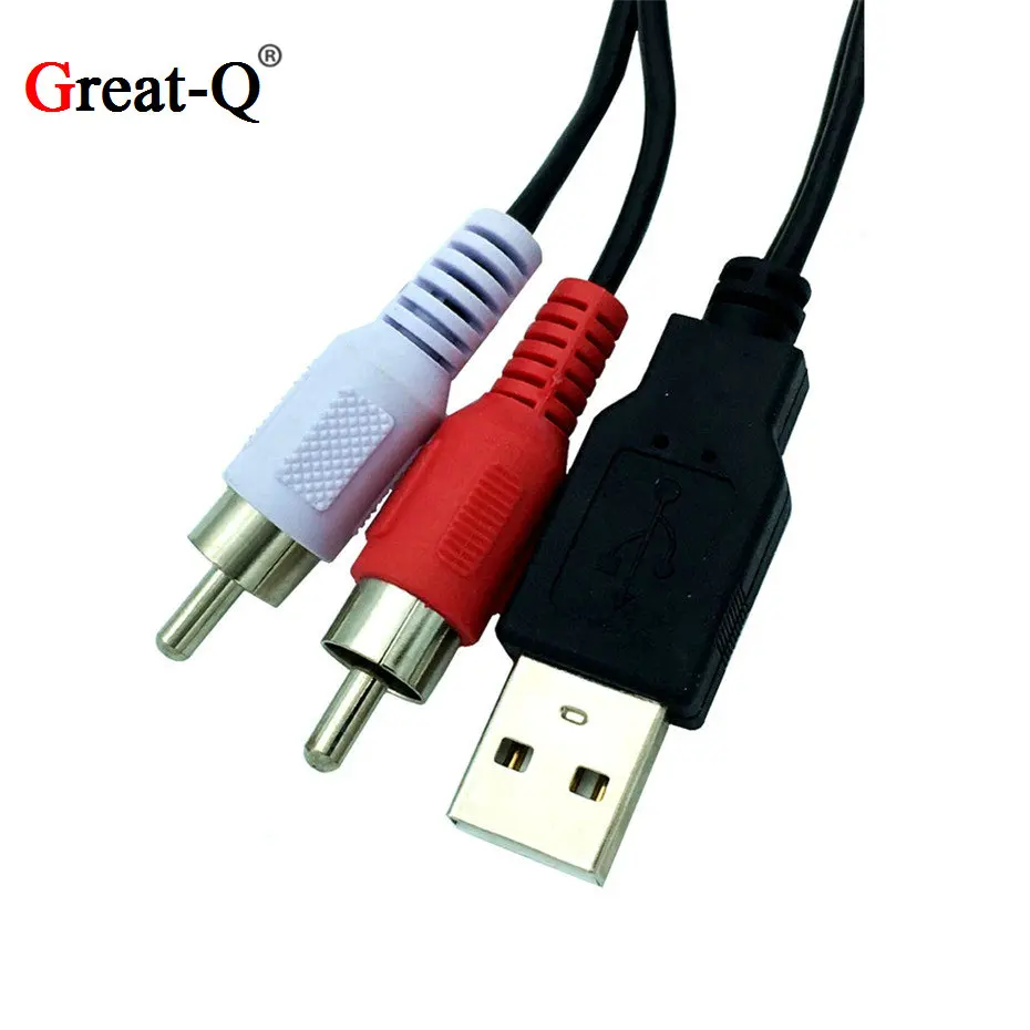 5FT USB A Male To 2 Rca Phono Male AV Cable Lead PC TV AUX Audio Video Adapter 1.5M
5FT USB A Male To 2 Rca Phono Male AV Cable Lead PC TV AUX Audio Video Adapter 1.5M