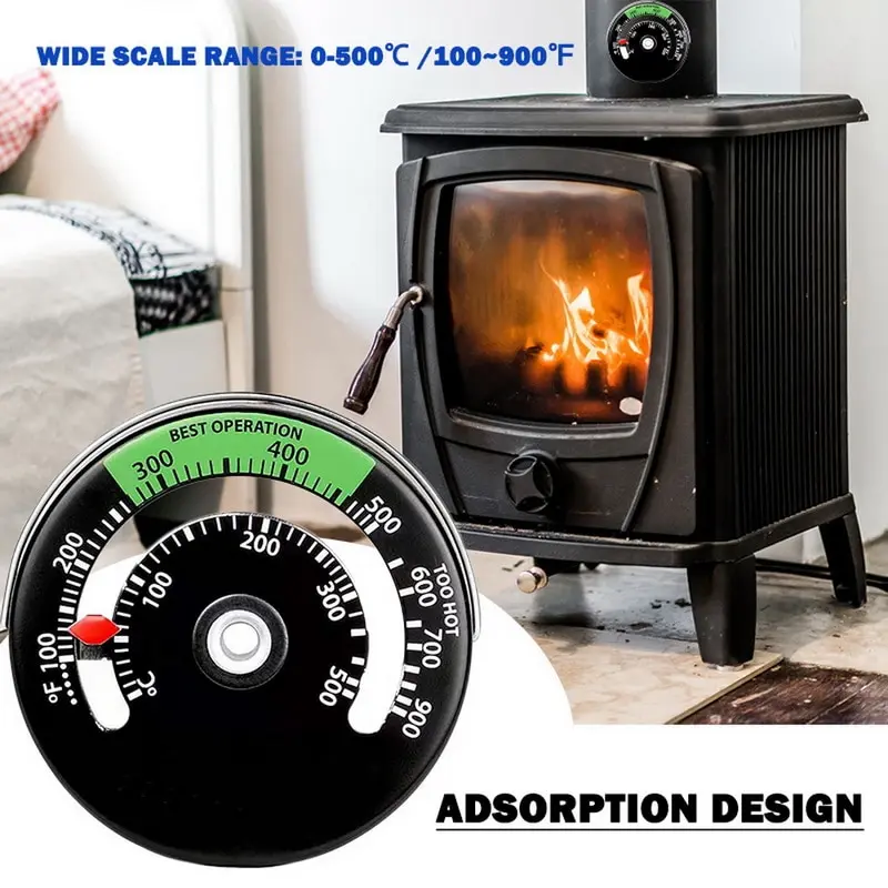 Magnetic Oven Thermometer Stove Temperature Meter Gauge for Avoiding Damage Stove Fan
Magnetic Oven Thermometer Stove Temperature Meter Gauge for Avoiding Damage Stove Fan