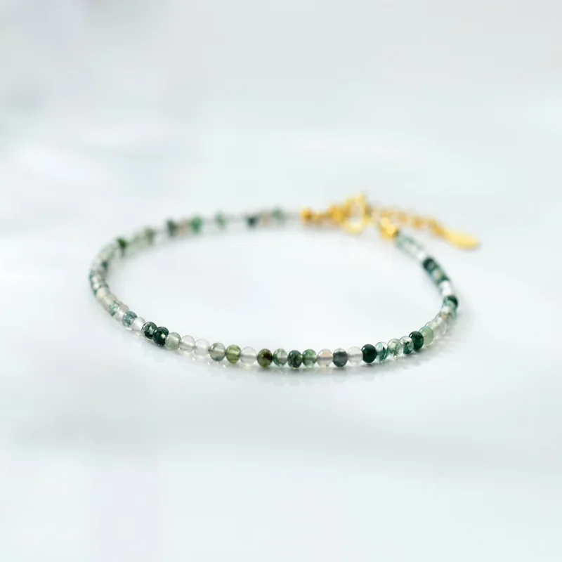 2mm 100% real Real. 925 Sterling Silver Natural Moss agate Beads Chain Strand Bracelet Charms Adjust C-S4836
2mm 100% real Real. 925 Sterling Silver Natural Moss agate Beads Chain Strand Bracelet Charms Adjust C-S4836