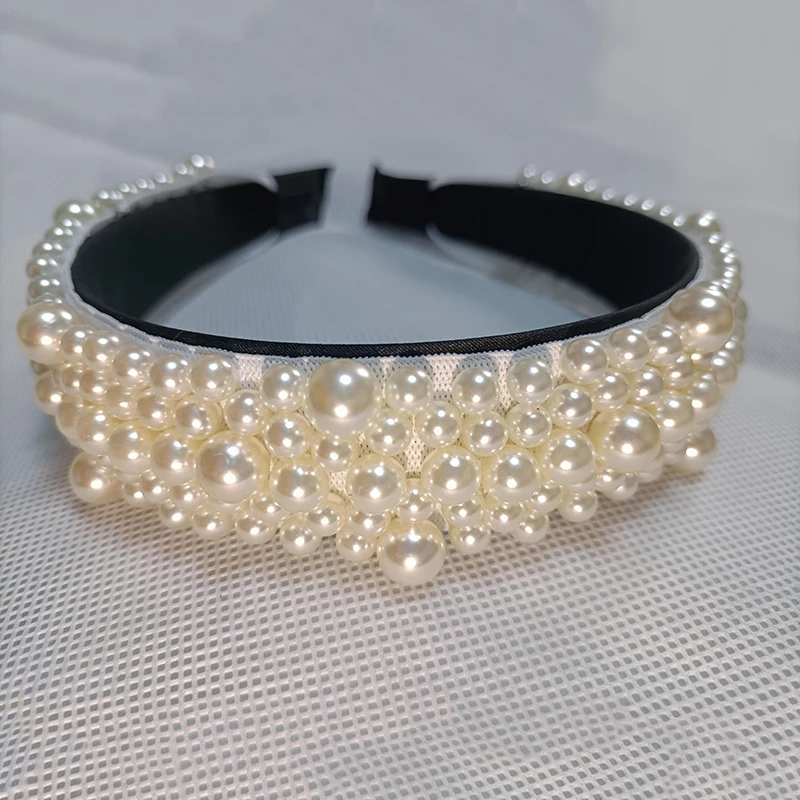 Women Elegant Full Pearls Hairbands Wedding Fashion White Headband Hair Hoops Female Ornaments Simple Jewelry Headwear Bands
Women Elegant Full Pearls Hairbands Wedding Fashion White Headband Hair Hoops Female Ornaments Simple Jewelry Headwear Bands